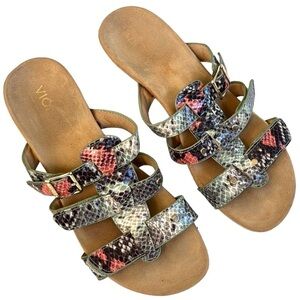 EUC Vionic Low Wedge Sandals
